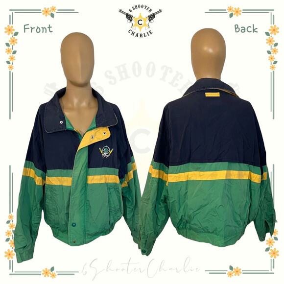 Vintage Mens Paradies Collection Rowing Sailing Jacket Green Size XL - Picture 1 of 6